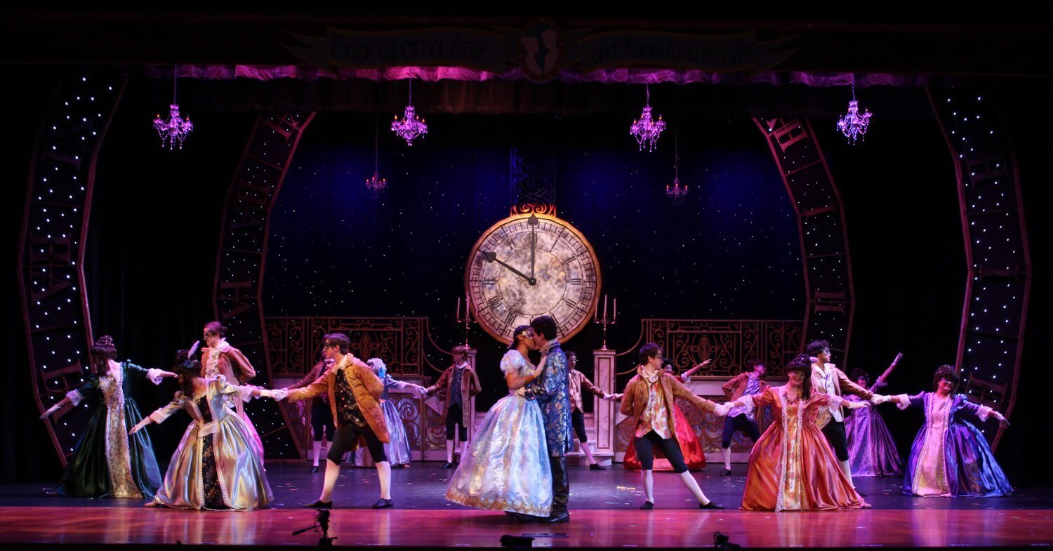 Cinderella the musical rental scenery the clock at the ball front row theatrical rental