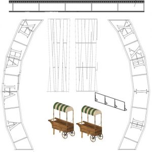 Cinderella broadway musical town square scene rental front row theatrical rental
