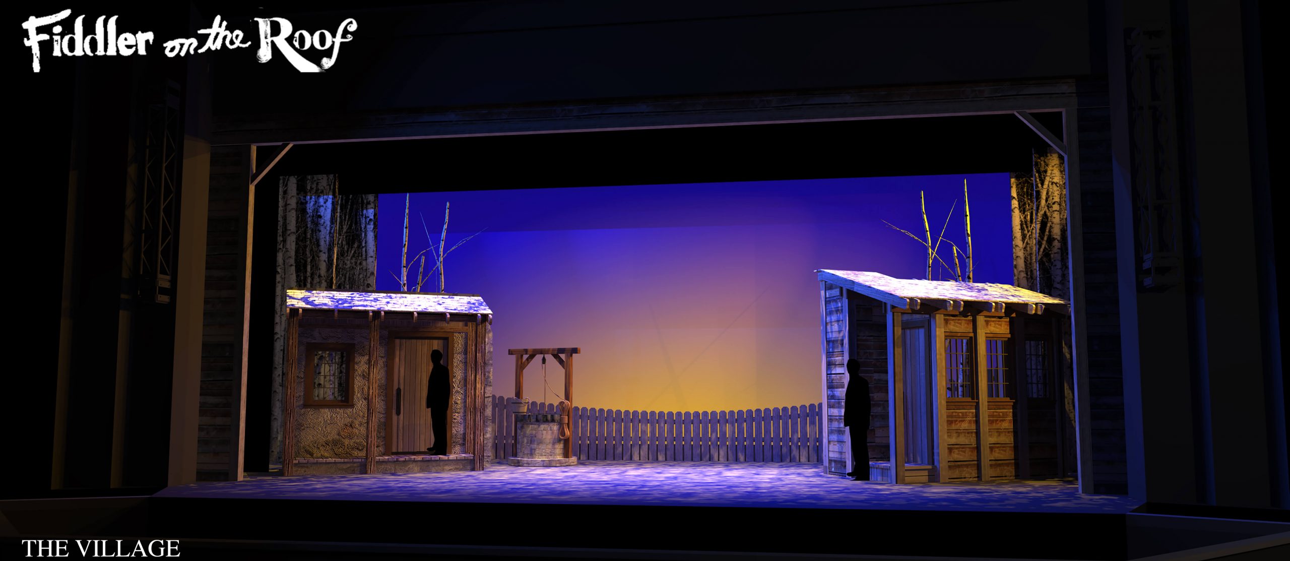 Fiddler on the Roof Musical - village antevka - scenery rental - Front Row Theatrical