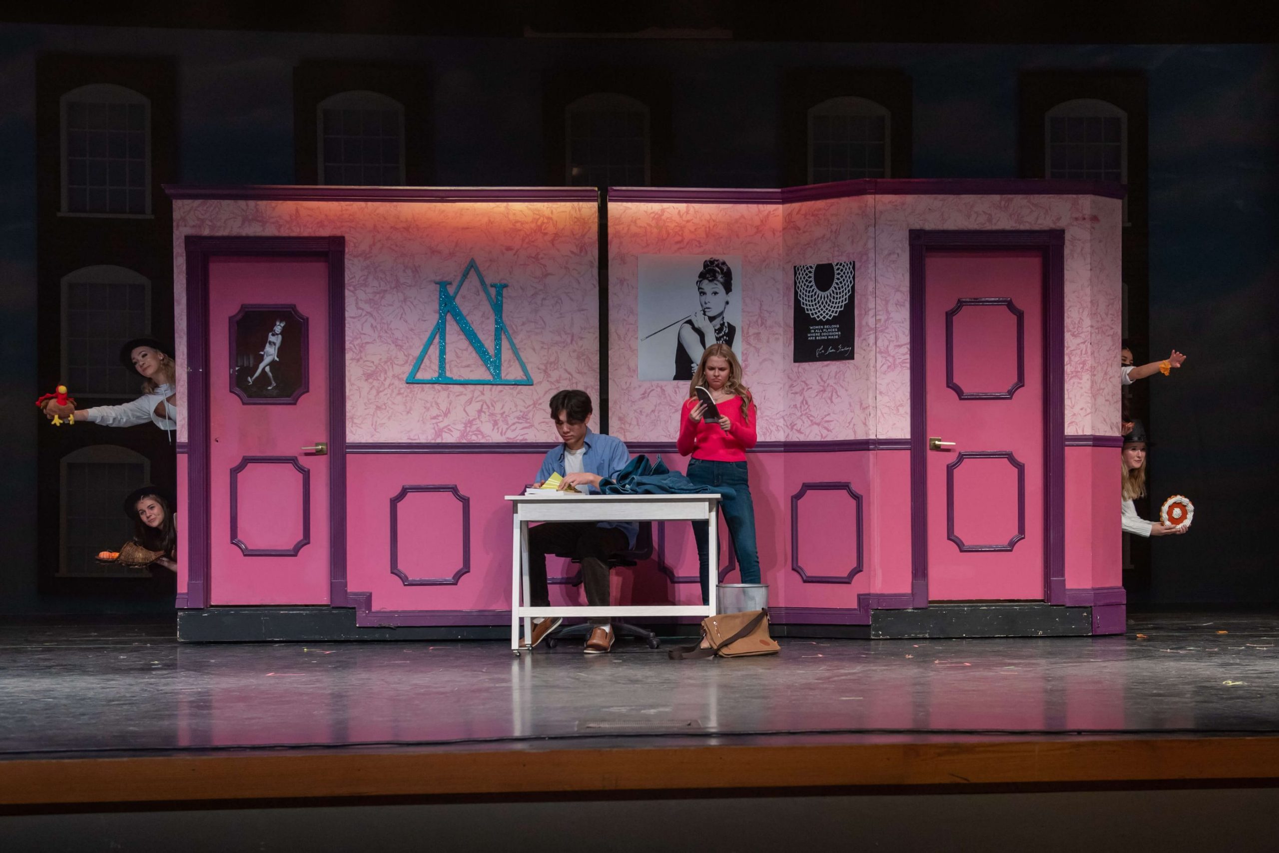 Legally Blonde the musical scenery Rental -Elle's Bedroom - Front Row Theatrical Rental